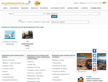 Tablet Screenshot of maquinariastock.com